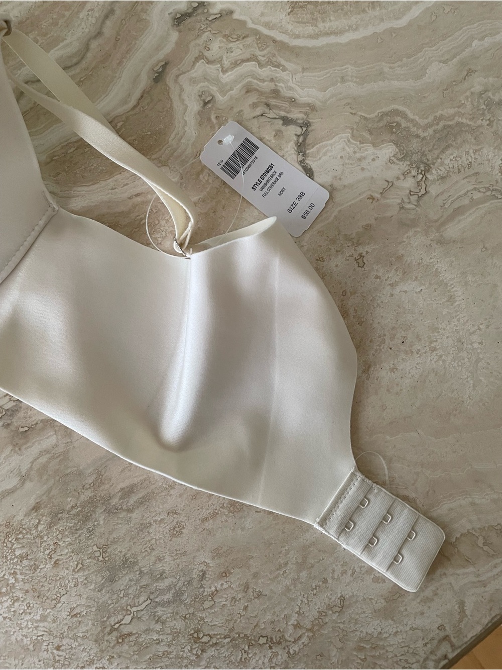 NWT Soma Vanishing Back Full Coverage  Bra in Ivory, size 38B, #670160251 - Picture 7 of 10